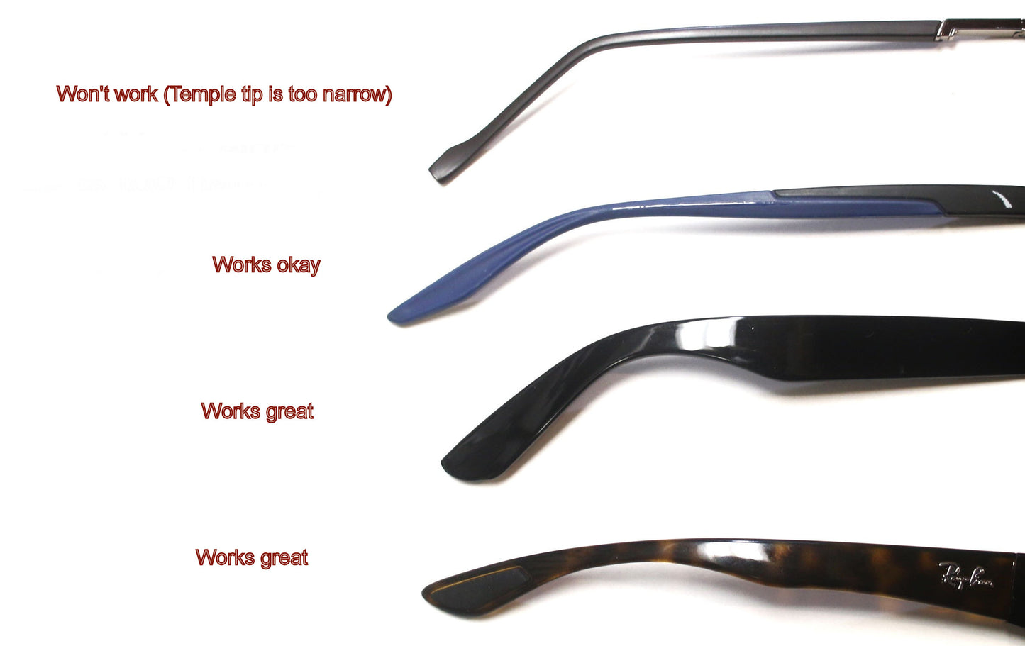 Leather Eyeware Retaining Strap Brown or Black Heavy Duty Buffalo Leather