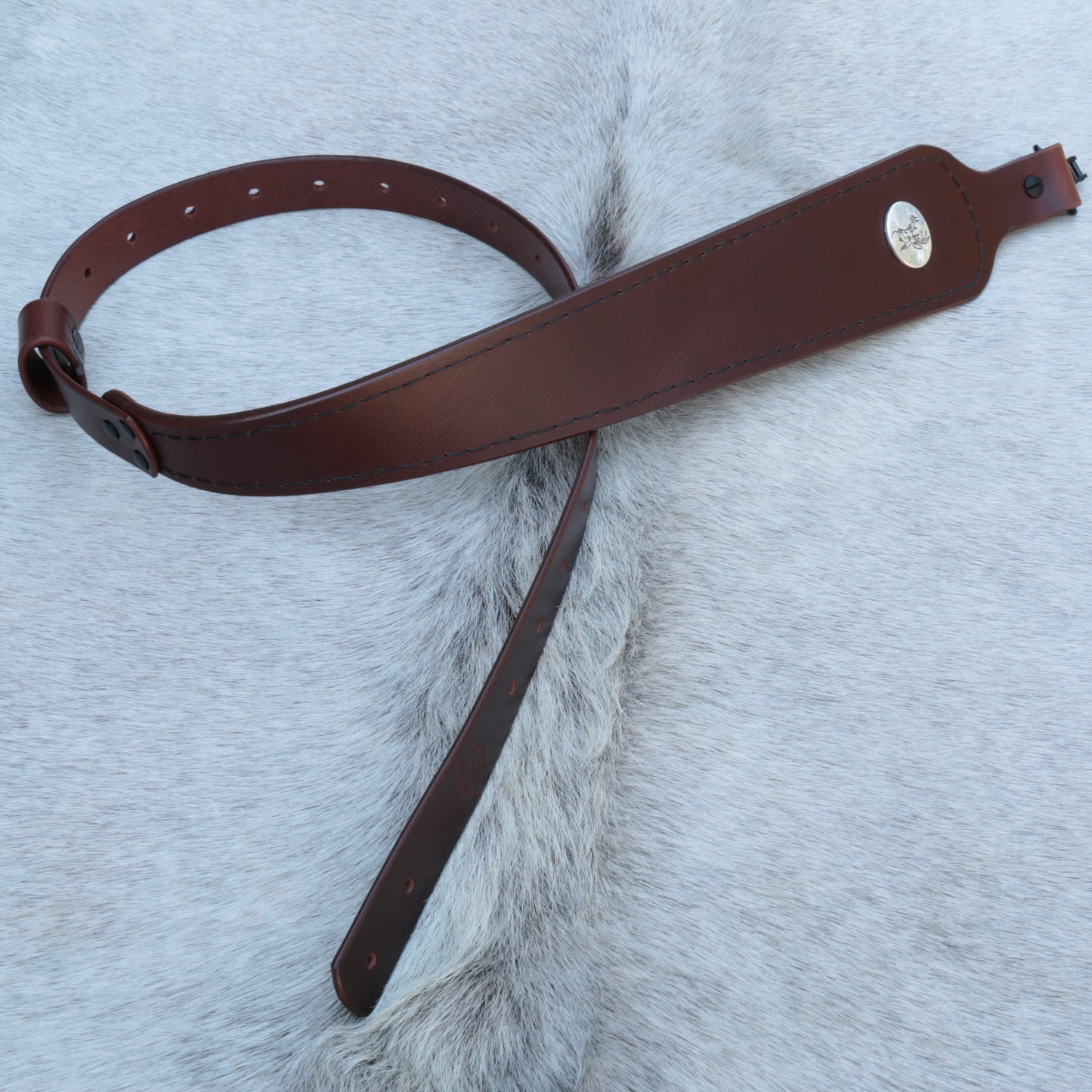Cobra Gun Sling with Deer Medallion
