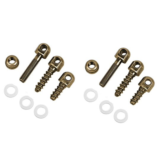 Antique Brass Finish Sling Stud Screws