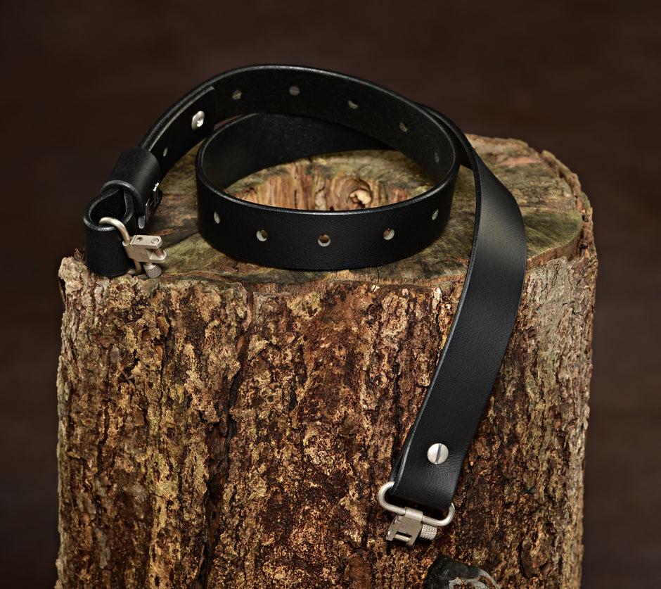 Traditional adjustable length gun slings – detroitleathershop
