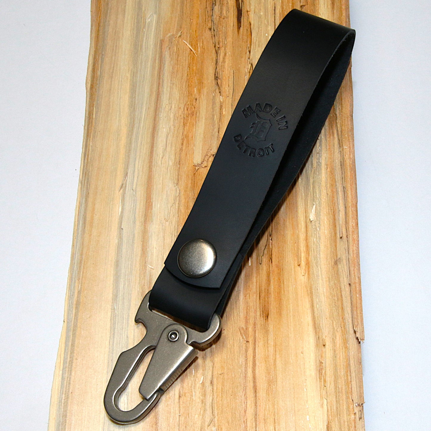 Leather Key Fob with Bottle Opener