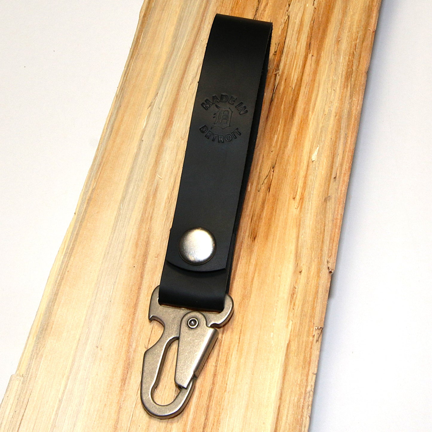 Leather Key Fob with Bottle Opener