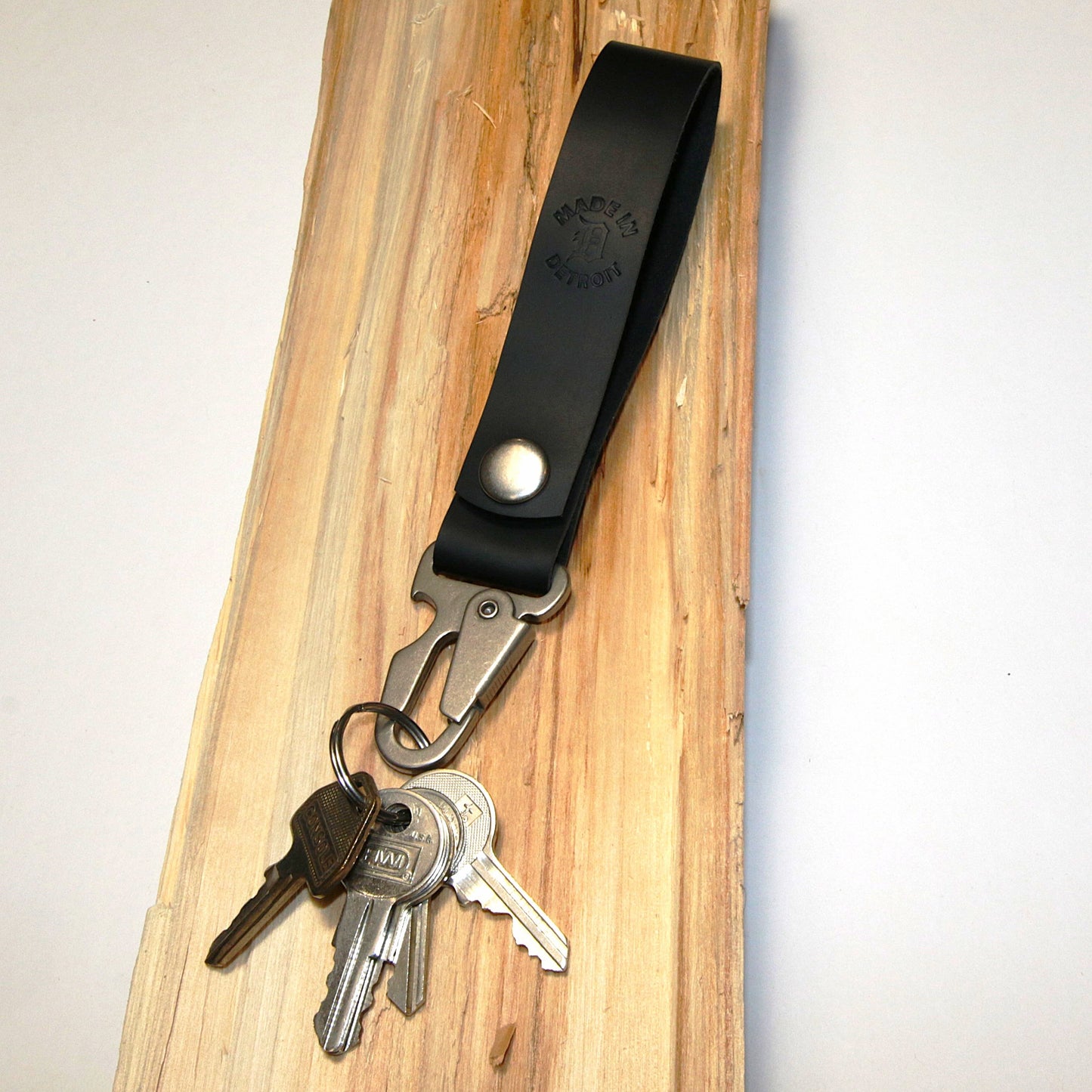 Leather Key Fob with Bottle Opener
