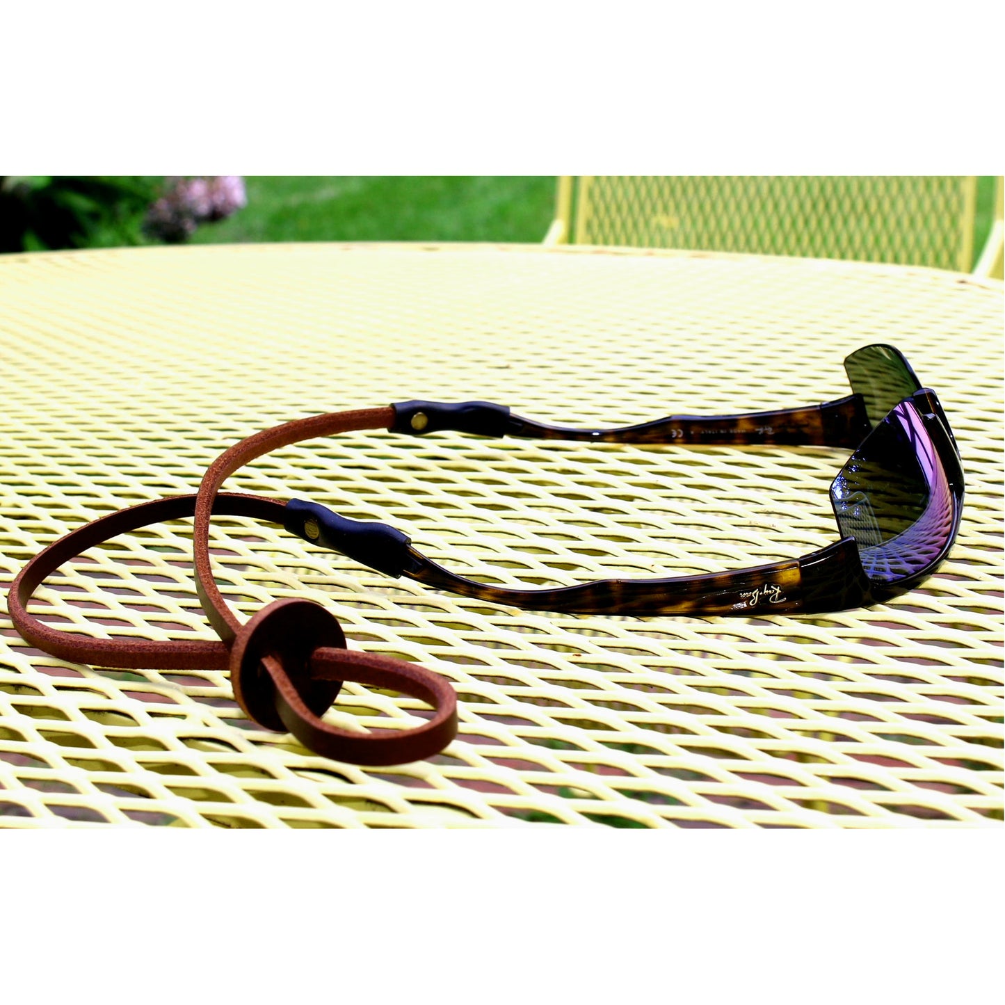 Leather Eyeware Retaining Strap Brown or Black Heavy Duty Buffalo Leather