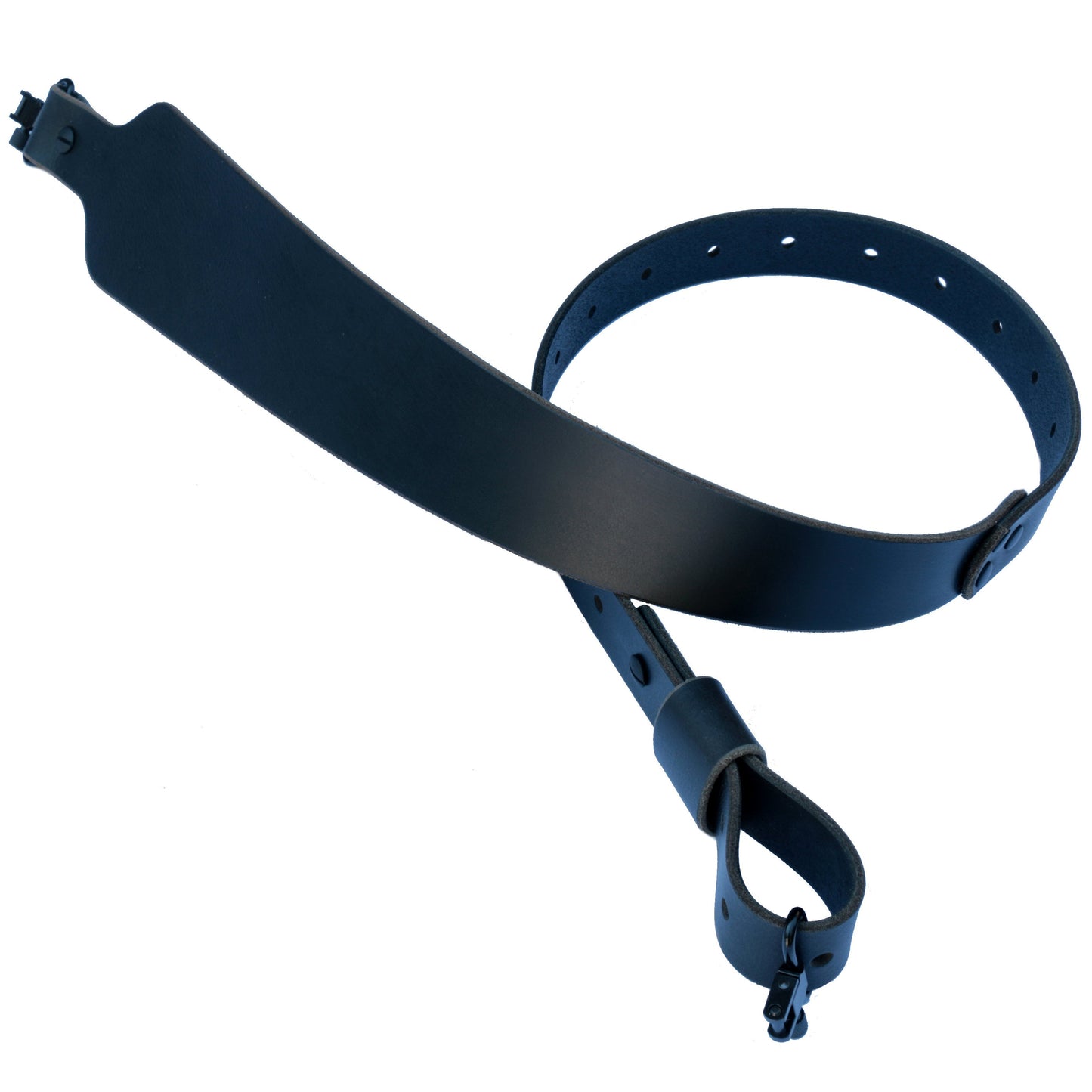 Cobra Style Gun Sling Brown or Black Buffalo Leather Two Point Sling