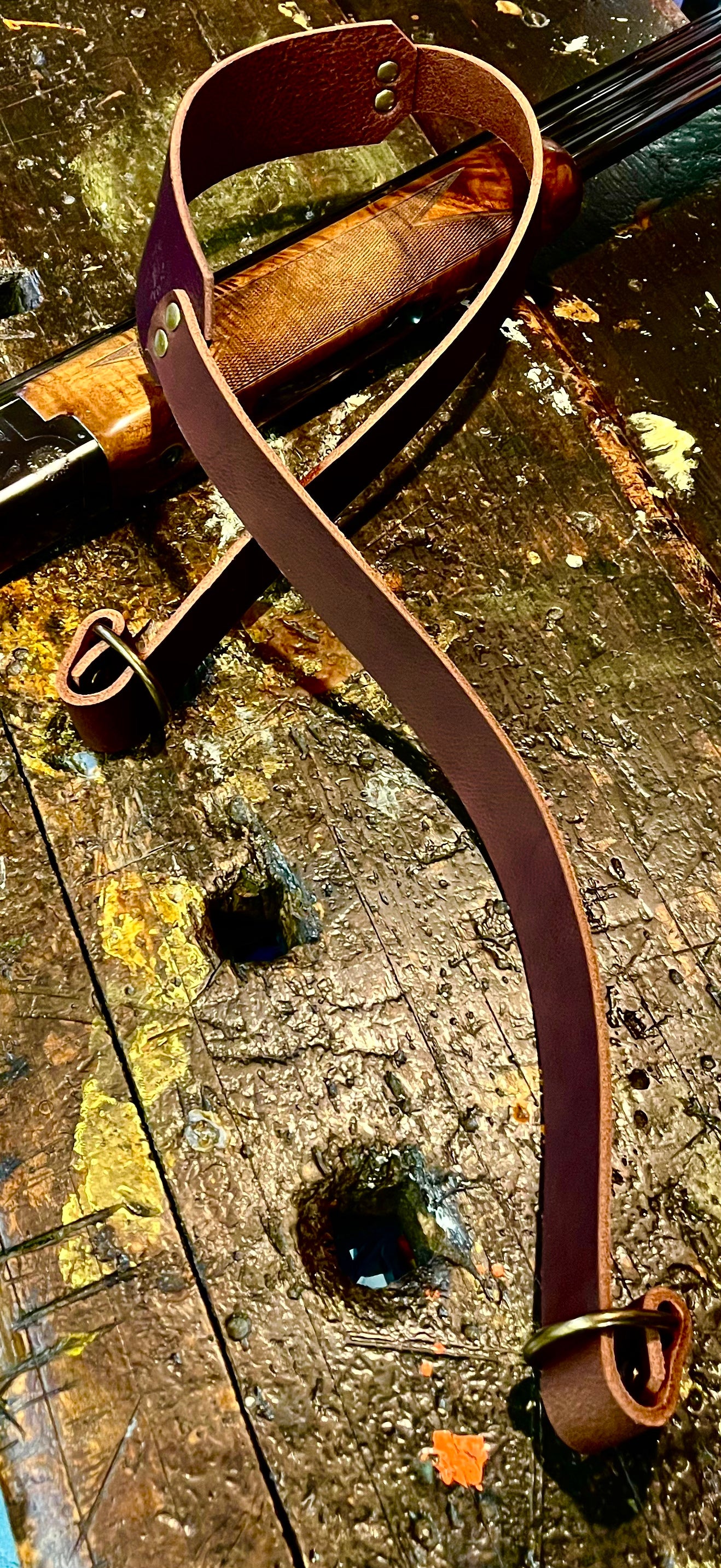 Buffalo Leather Wild Game Carrying Strap Turkey Tote